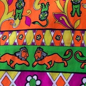 Retro vintage fabric